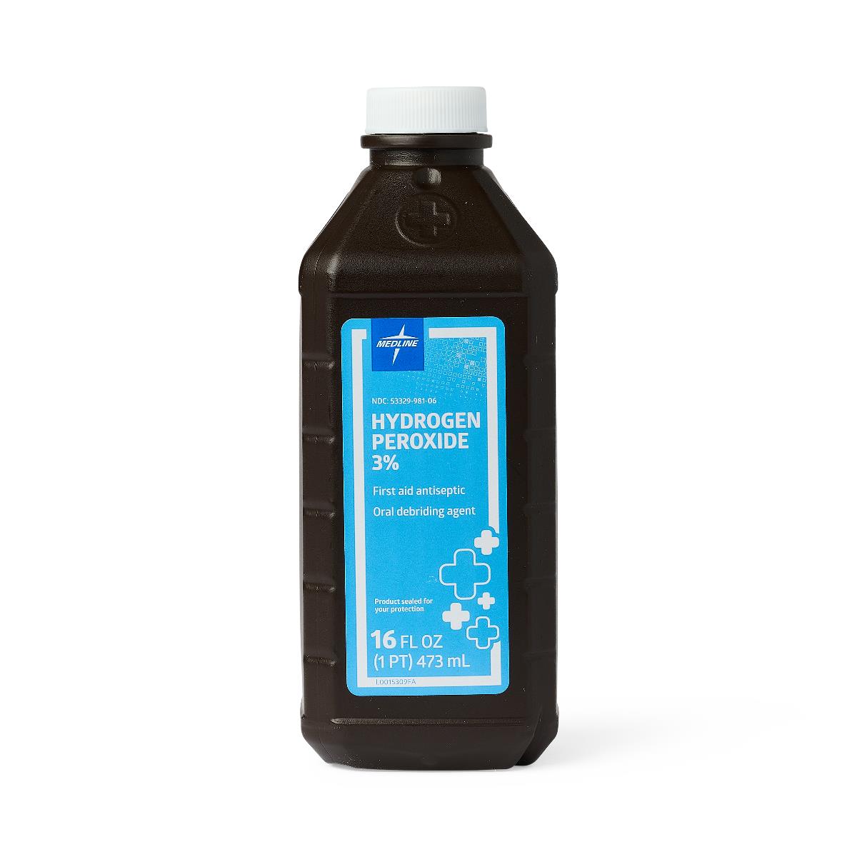 Hydrogen Peroxide 3% Bottle 16-Oz