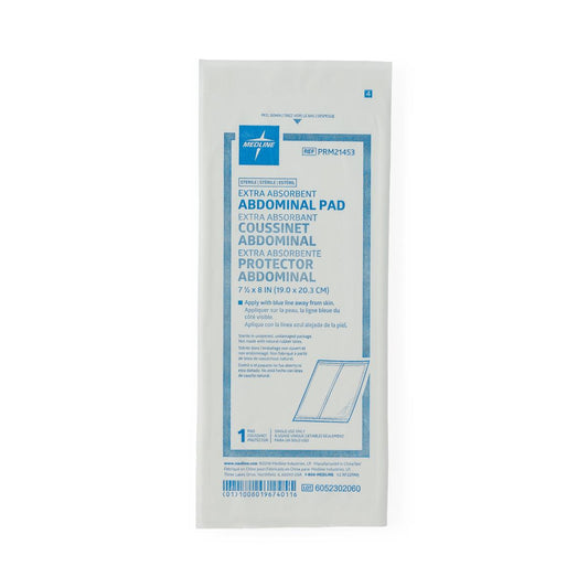 Essentials Sterile Abdominal Pads 8" x 7.5" St 20/box