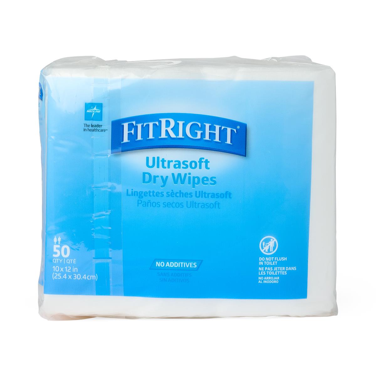 Ultrasoft Disposable Dry Cleansing Cloths Wipe Soft Absorb 10 x 12