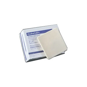 Hydrocell Non-Adhesive Foam Dressing with Film Backing 6" x 6" 10ct