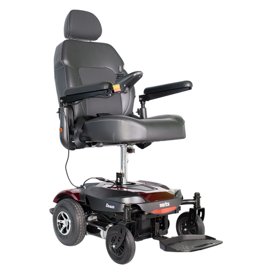 Dualer Power Wheelchair with Seat Lift RWD/FWD 300 lbs Red