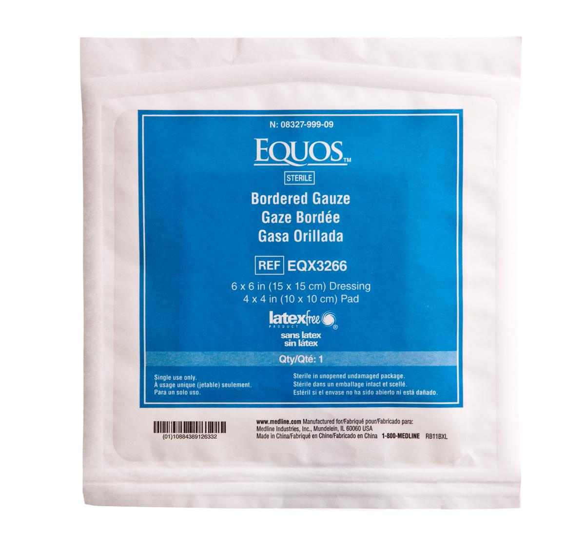 Equos Sterile Bordered Gauze