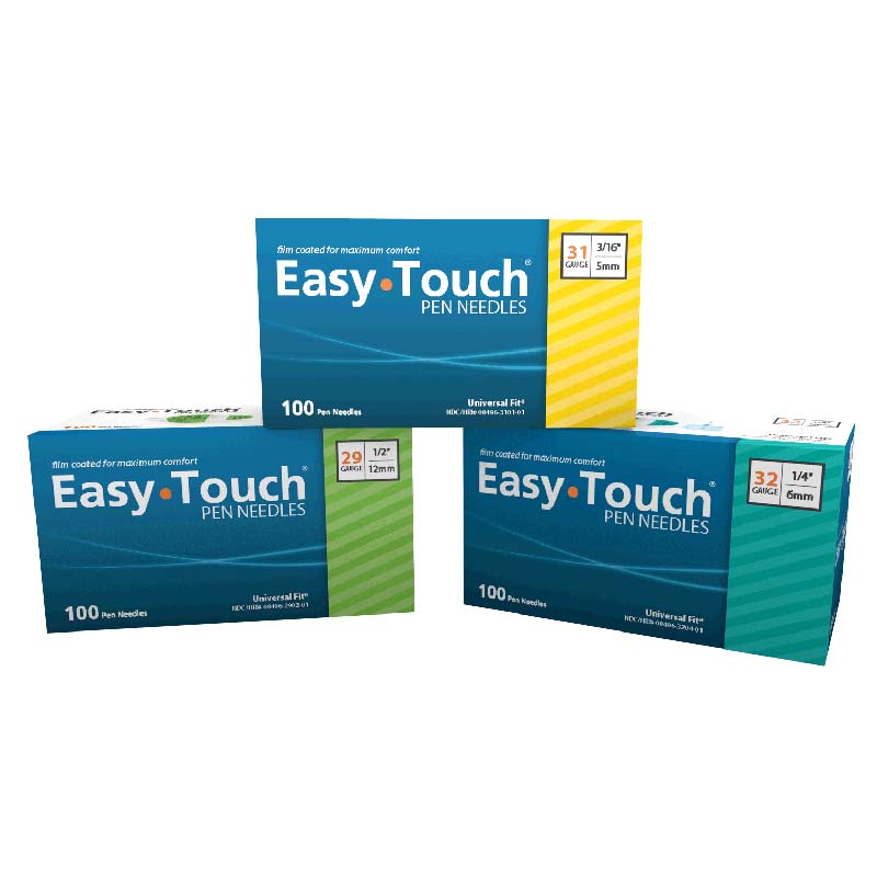 Easy Touch Insulin Pen Needle 32G x 3/16" (100 count)