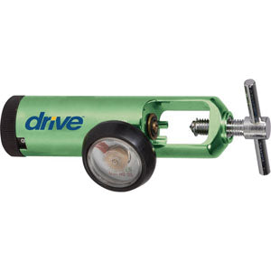 Oxygen Regulator Adult, 0 to 8 LPM, Green 1ct