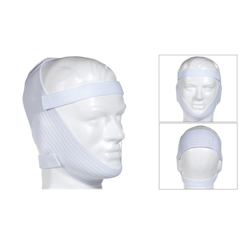 Premium Chin Strap, White 1ct