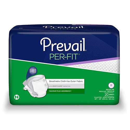 Prevail Per-Fit Adult Brief Regular 40" - 49"