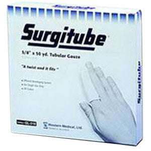 Surgitube Tubular Gauze Bandage, Size 2 White, 7/8" x 5 yds. (Large Fingers and Toes) 1ct
