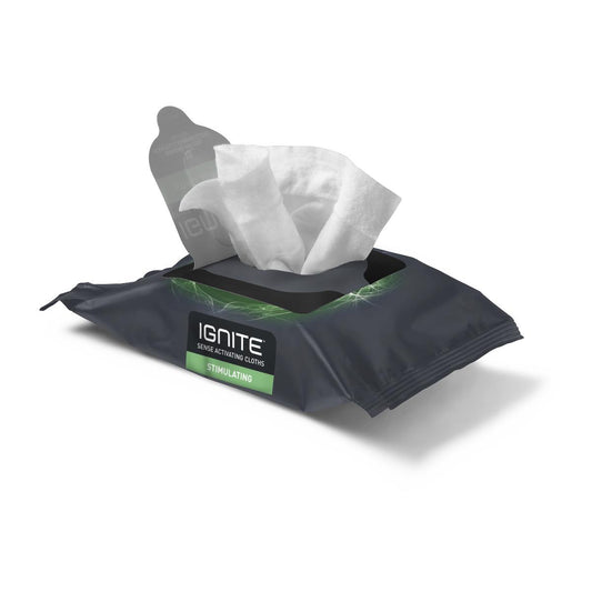 Ignite Stimulating Scent Body Wipes Cloths 10/pack