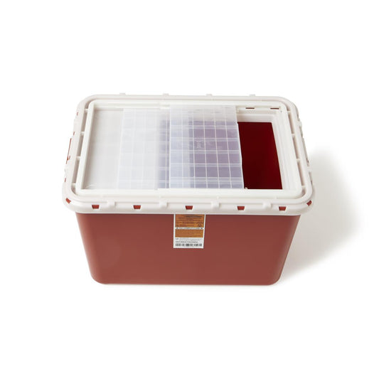 Large Biohazard Containers Sharps Red Slide