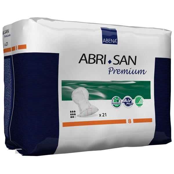 Abri-San 8 Premium Shaped Pad, 14" X 25" L 21ct