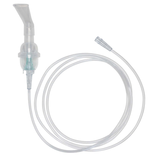 Disposable Nebulizer Kit with Angled Mouthpiece Jet Nebulizer and 7' Oxygen Tubing