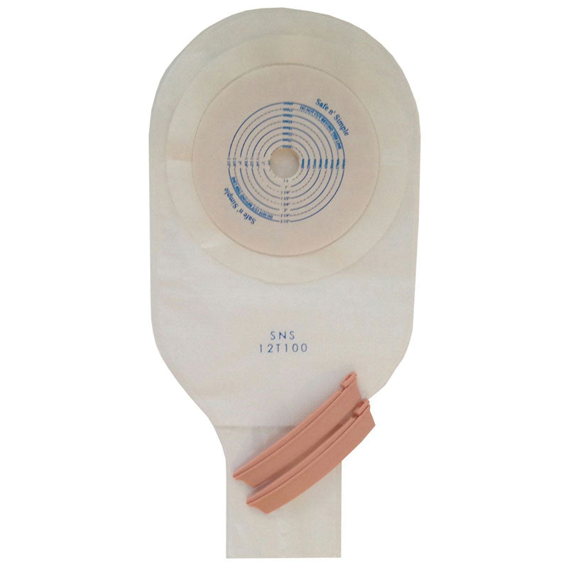 Safe-N-Simple One-Piece Drainable Pouch Transparent 10 Count