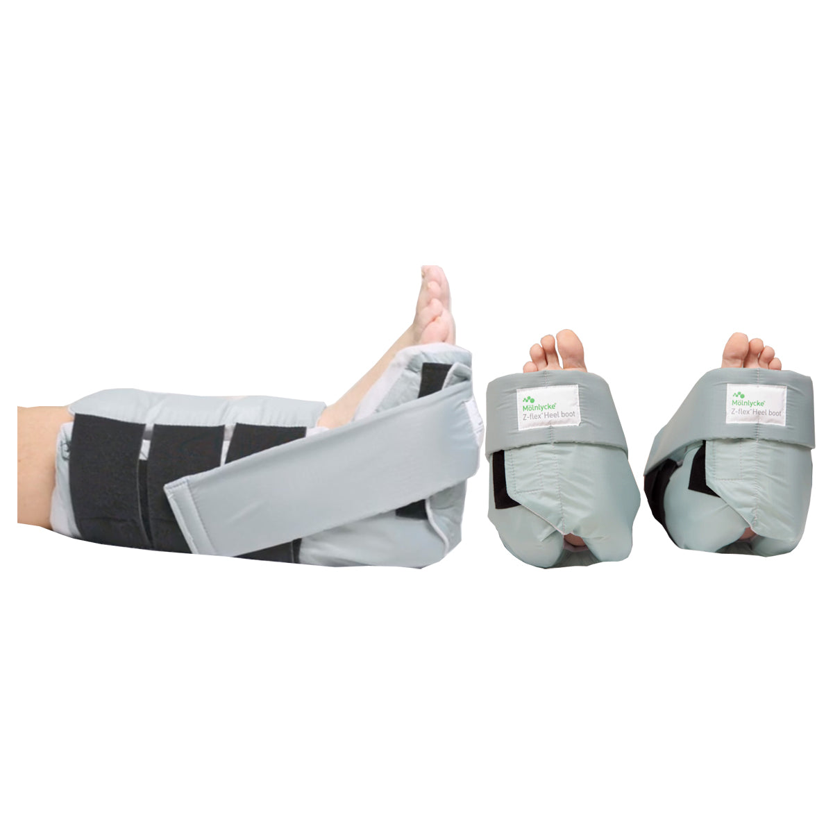 Molnlycke Z Flex Fluidized Heel Protetction Boot with Gate and Ankle Strap