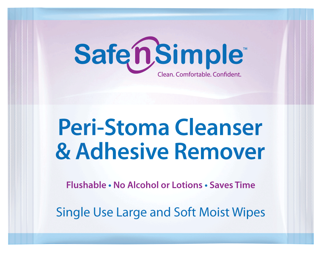 Peri-Stoma Adhesive Remover Wipe, 5/Package 5ct