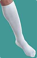 Smart Knit Seamless Diabetic Crew Sock Small, White 1ct