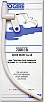 Urocare Quick Drain Valve Standard 10" Tube