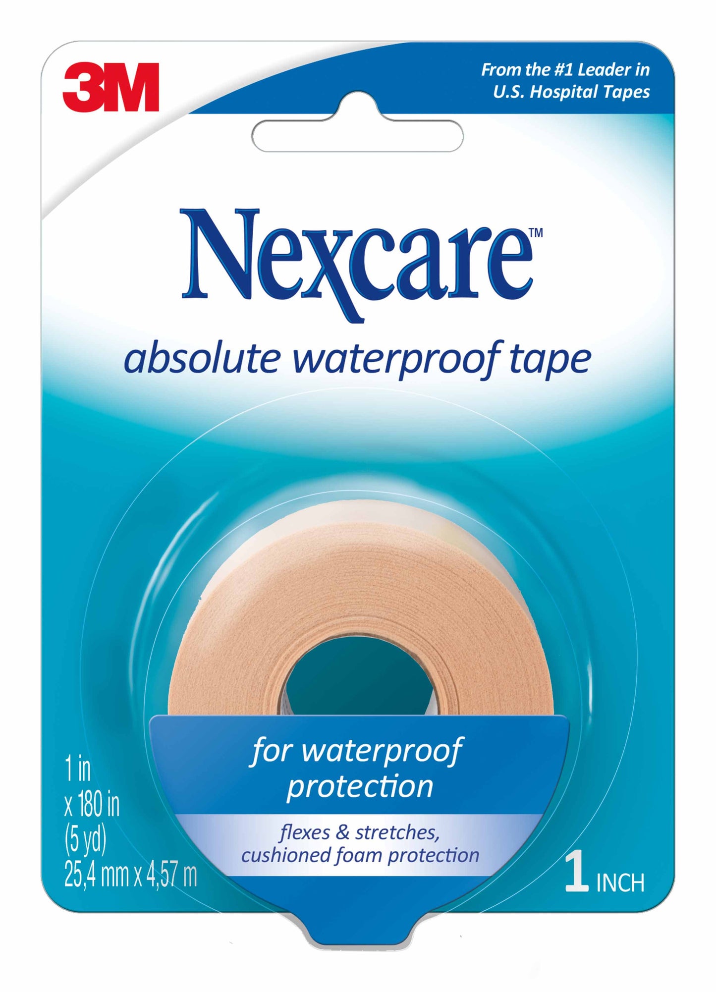 3M™ Nexcare™ Foam Medical Tape, 1 Inch x 5 Yard