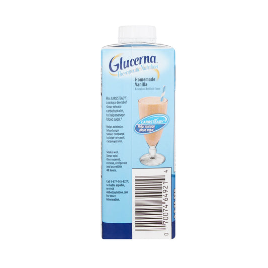 Glucerna® Vanilla Therapeutic Nutrition Shake, 8-Ounce carton