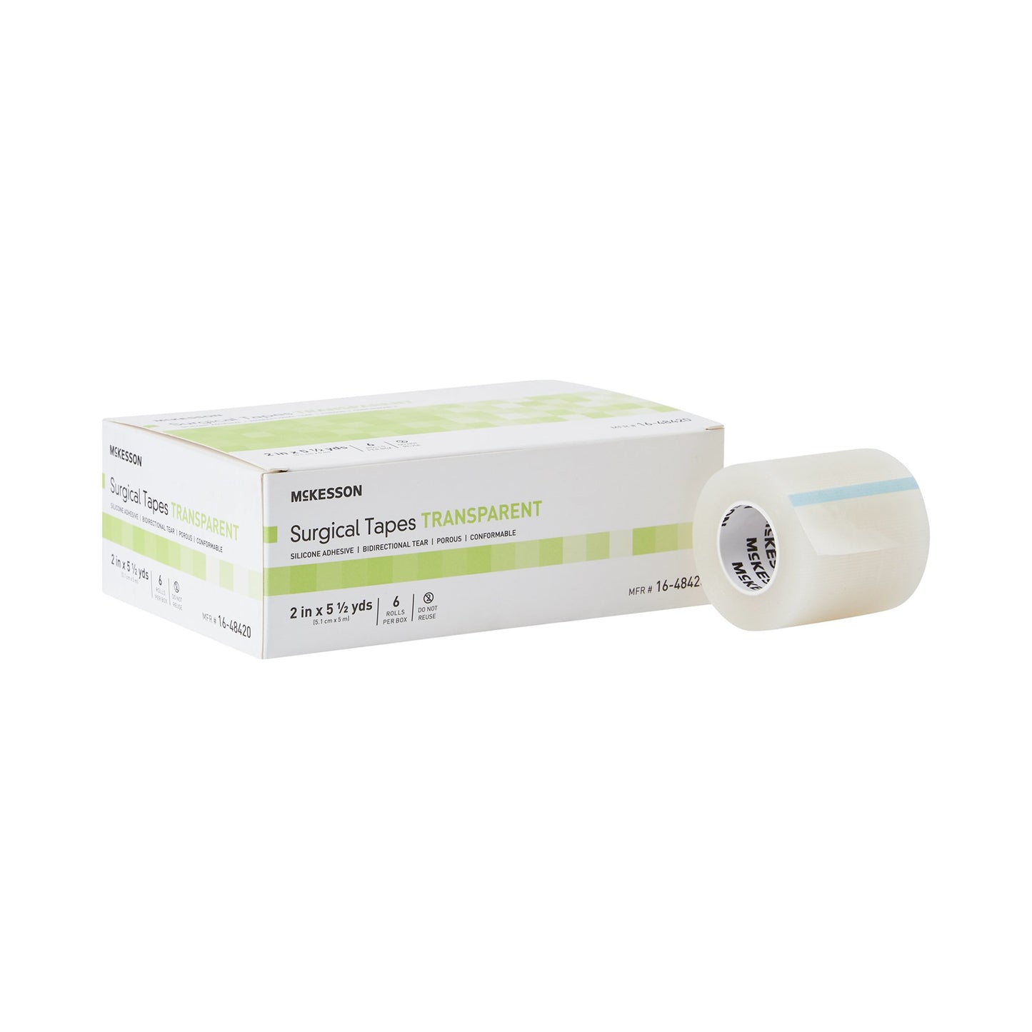 McKesson Silicone Medical Tape, Transparent