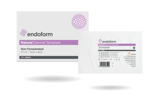 Endoform® Natural Dermal Template Nonfenestrated Collagen Dressing, 2 x 2 Inch