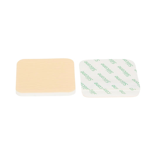 McKesson Silicone Gel Adhesive without Border Silicone Foam Dressing
