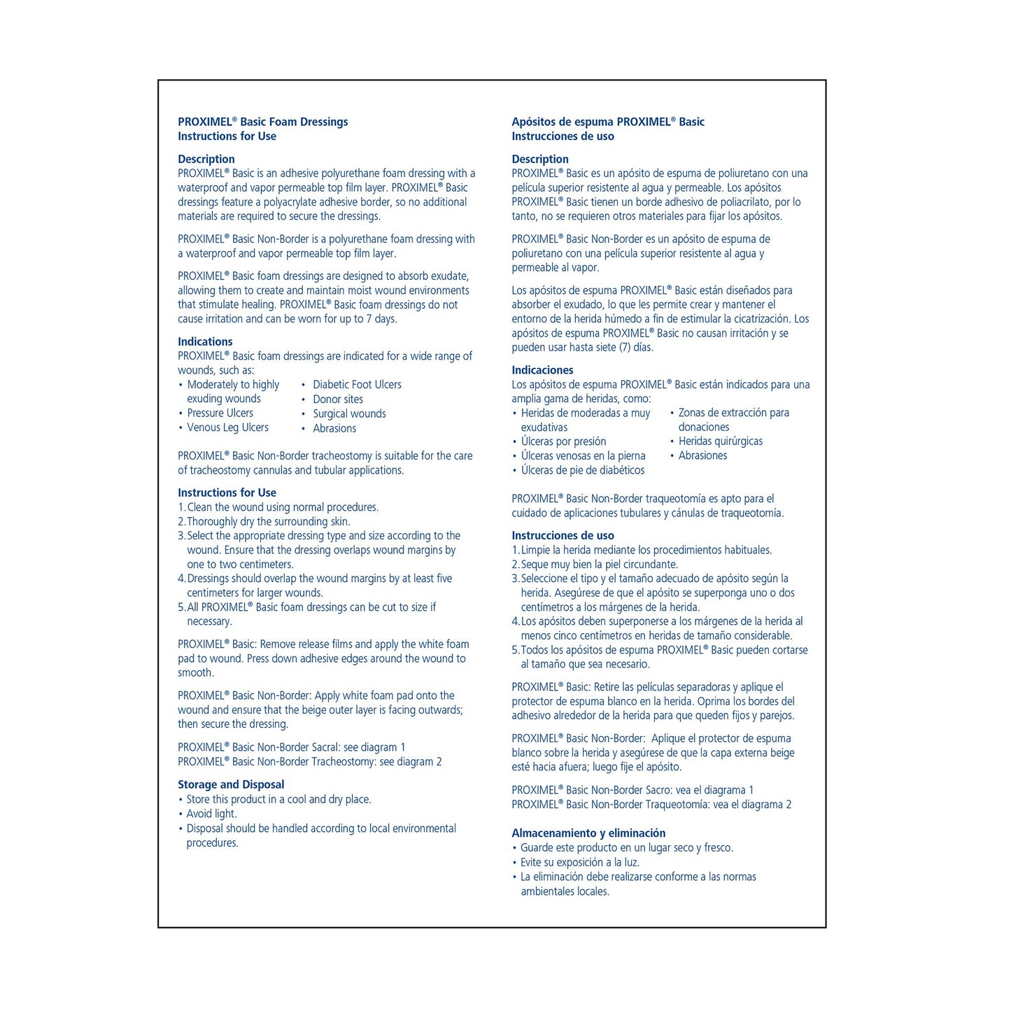 Proximel® Basic Non-Border Foam Dressing