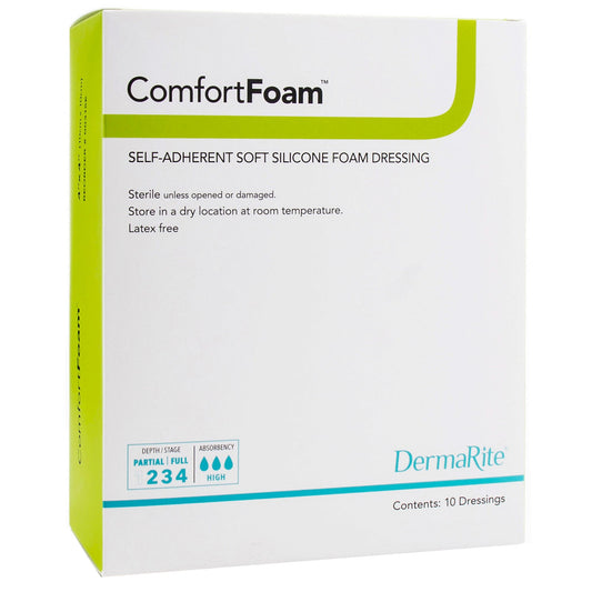 ComfortFoam™ Silicone Adhesive without Border Silicone Foam Dressing