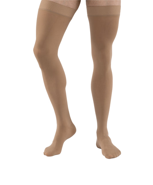 JOBST® Relief Thigh High 15-20 mmHg w/ Silicone Dot Top Band Compression Stockings Closed Toe