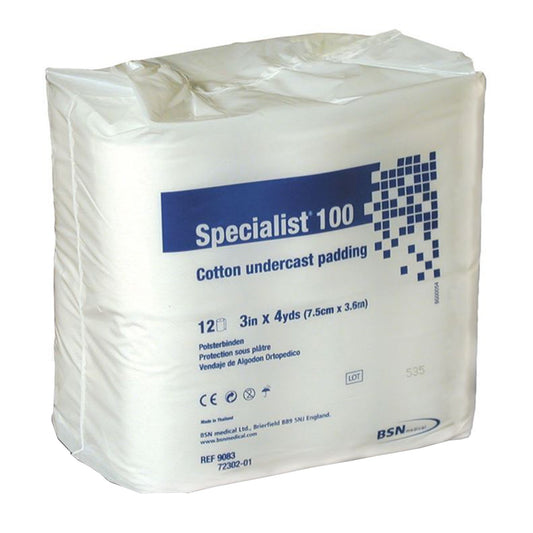 Specialist® 100 White Cotton Undercast Cast Padding