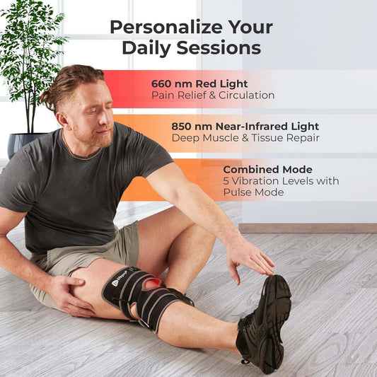 BioRecover™ Light Therapy Knee Brace, One Size Fits Most