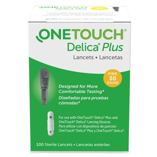 OneTouch® Delica® Plus Lancets, 30 Gauge