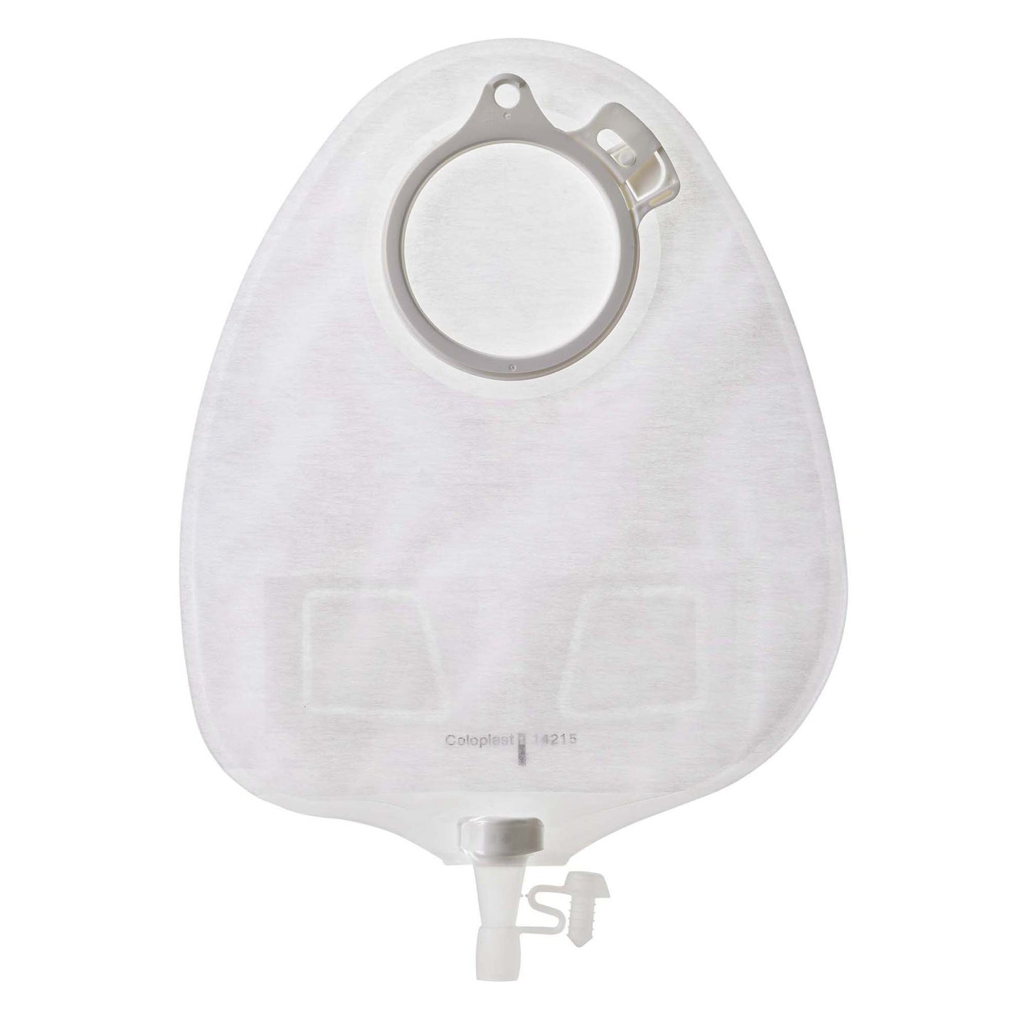 Assura® Original 2-Piece Transparent Urostomy Pouch, Green Match