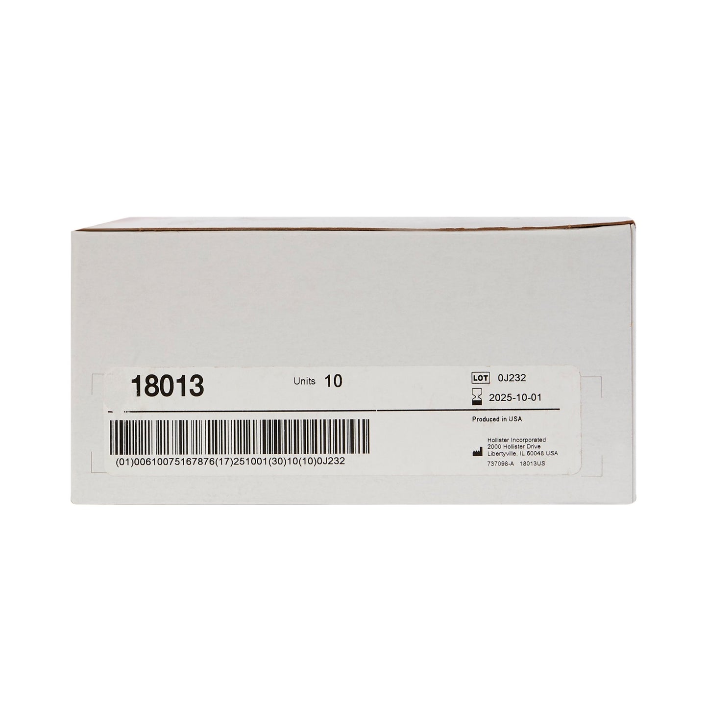 New Image™ 18013 2-Piece Ultra Clear Ostomy Pouch, Pre-cut to Fit 57 mm