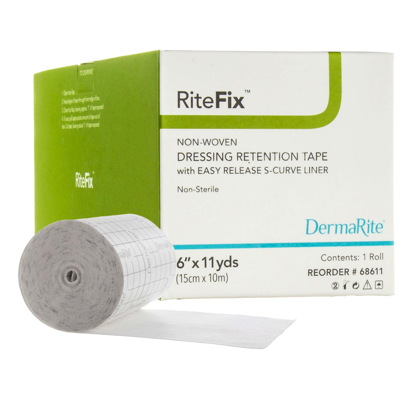 RiteFix™ Nonwoven Dressing Retention Tape, White