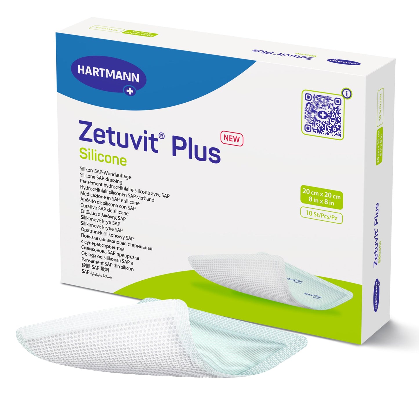 Zetuvit® Plus Silicone Super Absorbent Dressing