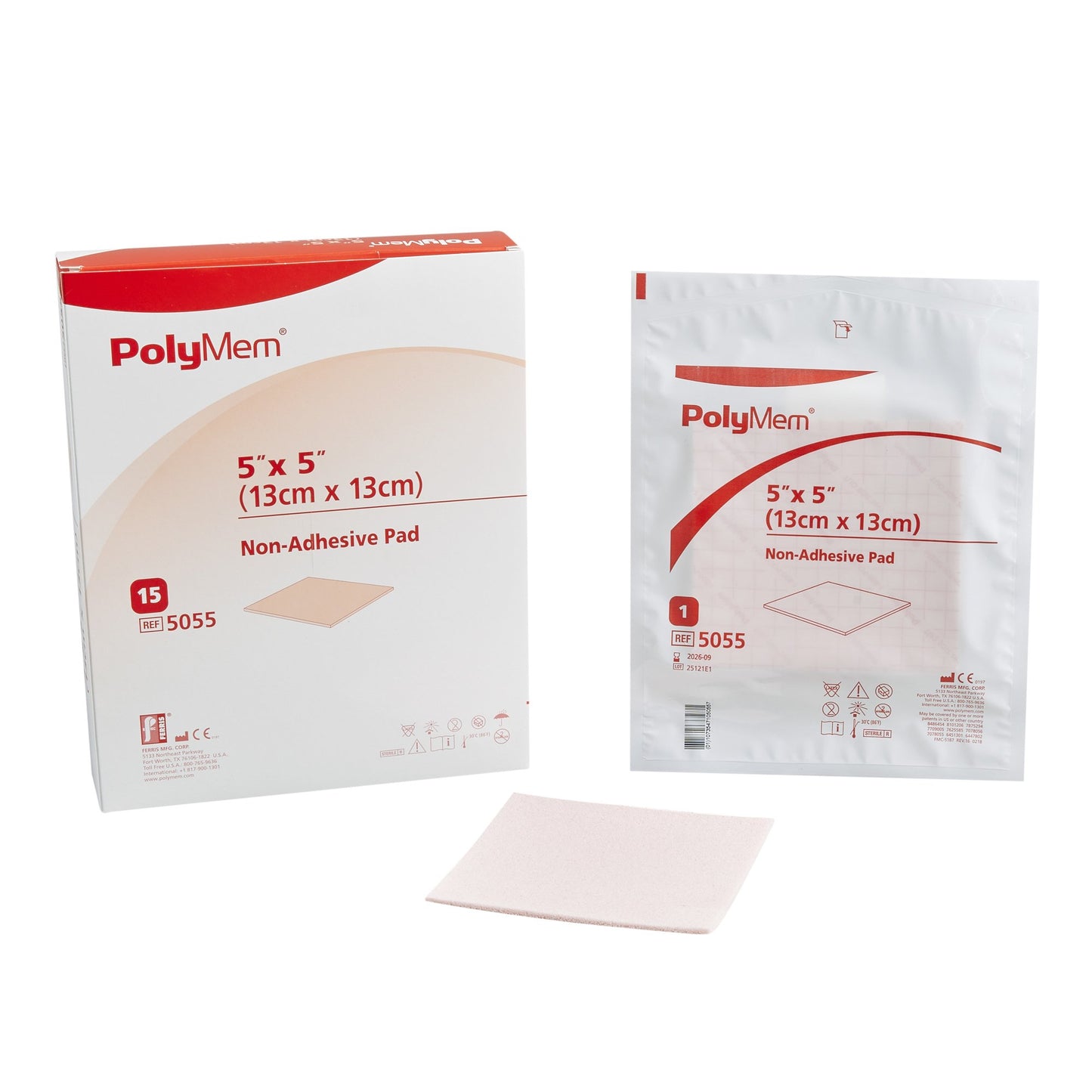 PolyMem® Nonadhesive without Border Foam Dressing