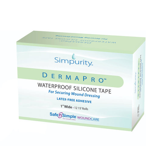 DermaPro™ Silicone Medical Tape, Transparent