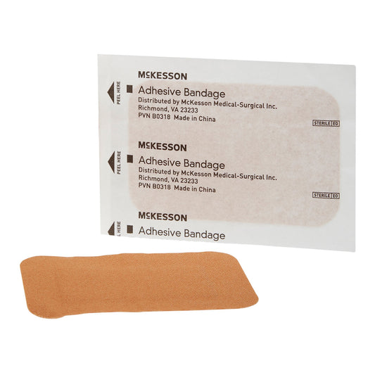 McKesson Tan Adhesive Strip, Up to 4 Inch Length