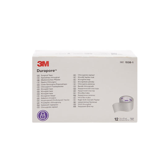 3M™ Durapore™ Silk-Like Cloth Medical Tape, White