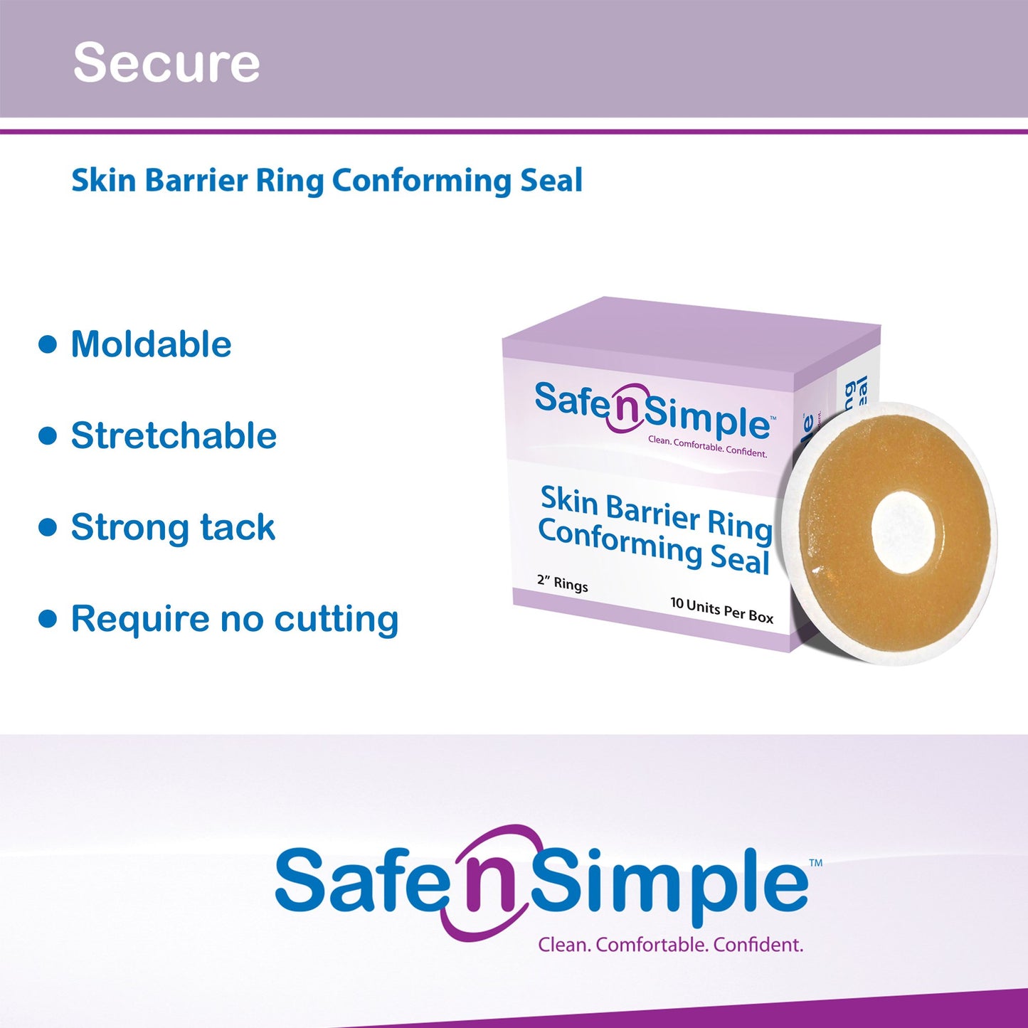 Safe n Simple™ Adhesive Barrier Ring