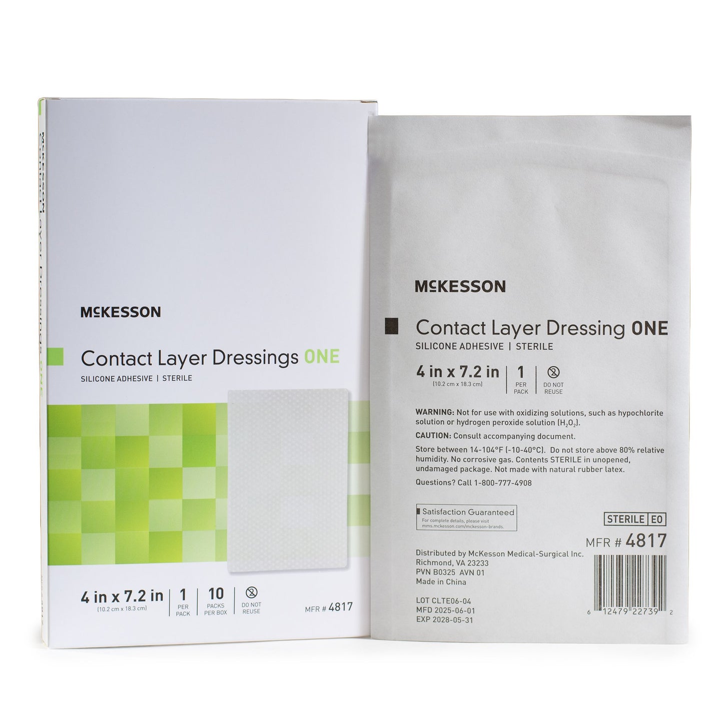 McKesson Silicone Wound Contact Layer Dressing