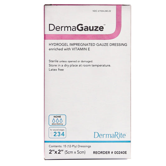 DermaGauze® Hydrogel Dressing, 2 x 2 Inch