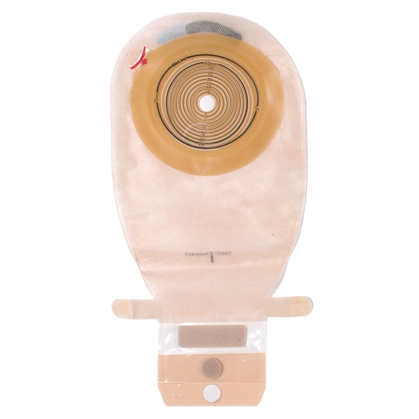 Assura® Deep Convex 1-Piece Opaque Ostomy Pouch, 15 – 43 mm Stomas