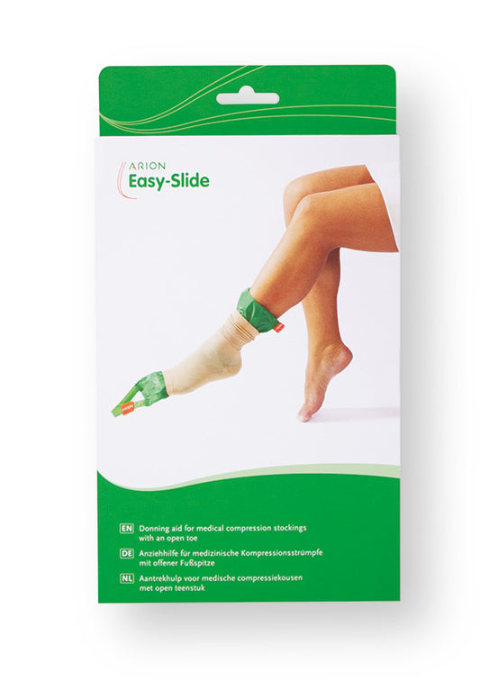 JOBST Arion Easy-Slide donning aid for open-toe compression stockings