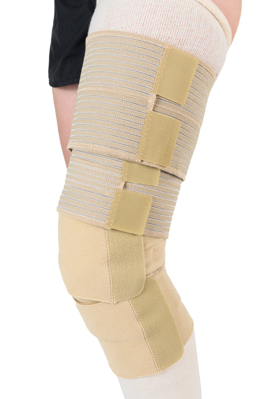 JOBST® FarrowWrap® Classic Thighpiece w/ Kneepiece 30-40 mmHg Tan