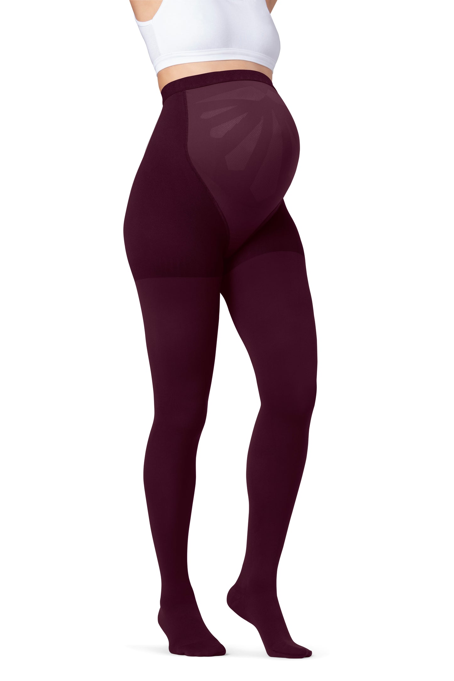 JOBST® Opaque Maternity Waist High 15-20 mmHg Compression Stockings Closed Toe