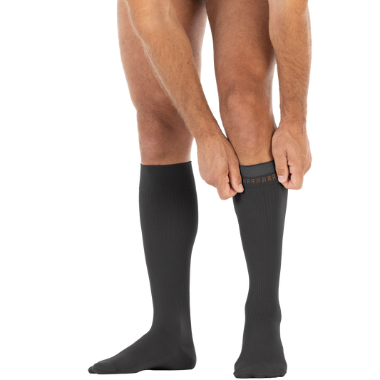 JOBST® forMen Knee High 15-20 mmHg w/ SoftFit Band Compression Socks Closed Toe