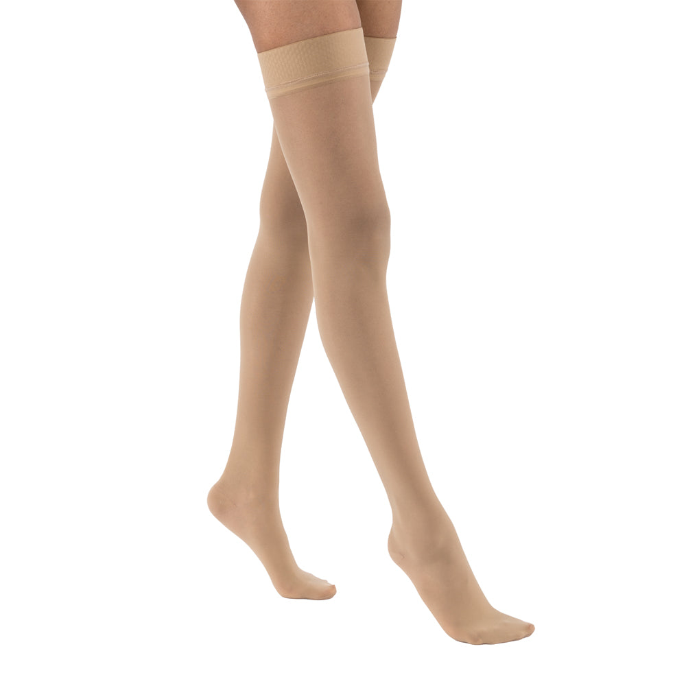 JOBST® UltraSheer Sensitive Women's Thigh High 15-20 mmHg Compression Stockings Closed Toe
