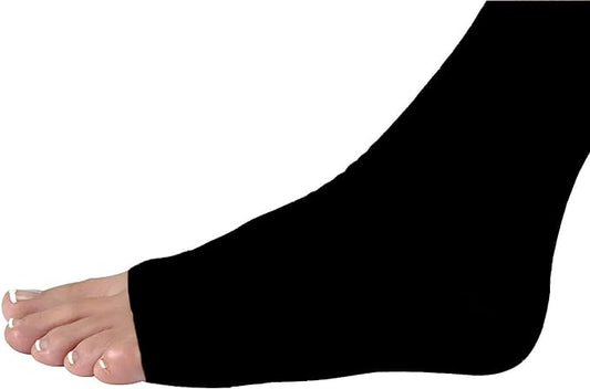 JOBST® Relief Knee High 30-40 mmHg w/ Silicone Dot Top Band Compression Stockings Open Toe