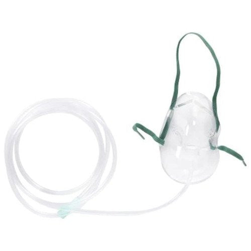 Vyaire Oxygen Vinyl Mask with 7' U/Connect-It Tubing Pediatric Short Style